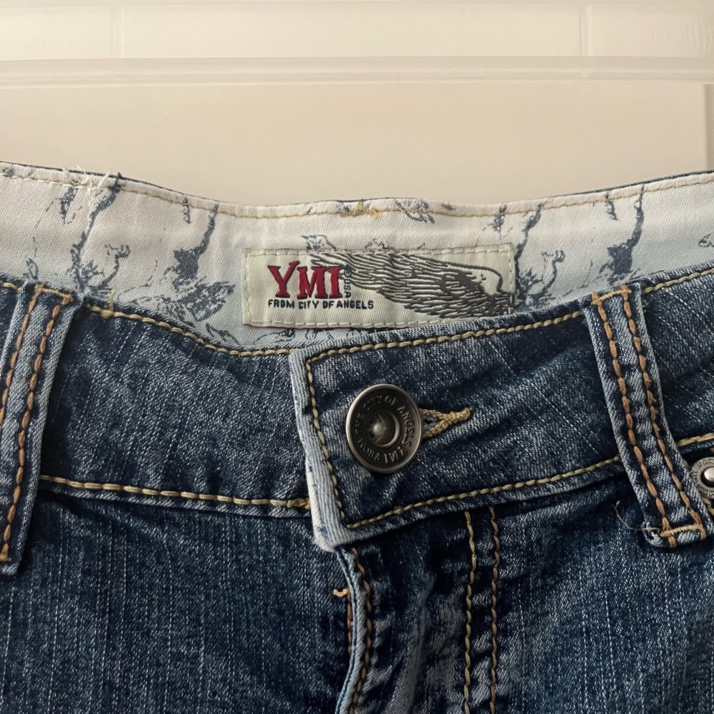 YMI from City of Angels vintage low rise blue jean shorts